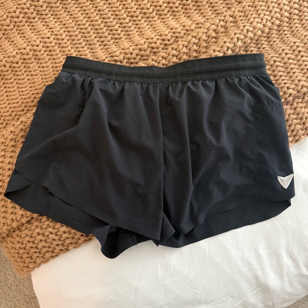 KORSA by RoadRunners Women's Black Athletic Shorts. Running shorts. Size M